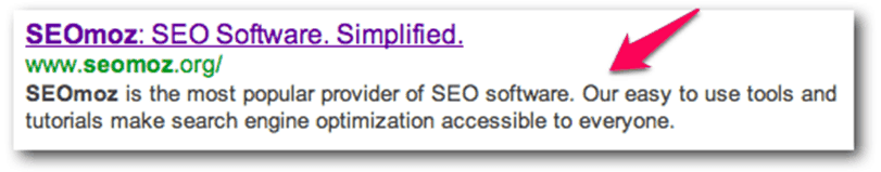 keyword in meta description.fw