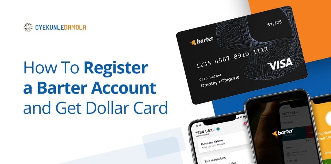 how to register a barter account and get a dollar card