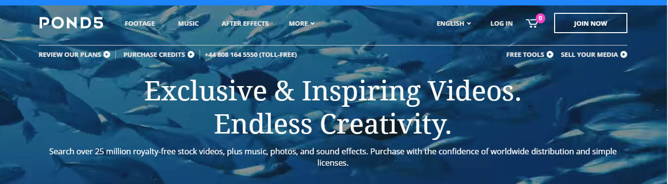 pond5 site for selling audio digital products created in a week